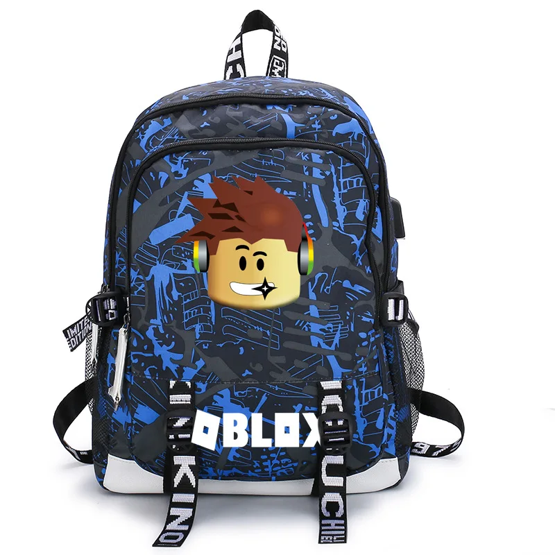 Game Anime ROBLOX Peripheral Student Backpack Men and Women Casual Backpack  Backpack Youth School Bag Design