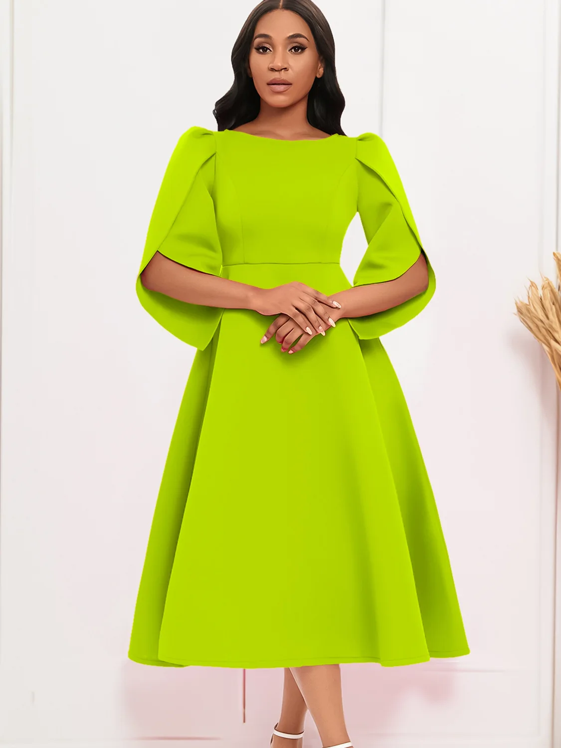 Abbigliamento Femminile Autunnale, Nuovo Stile Elegante e alla Moda, Abito da Cerimonia, Abito da Sera, Abito da Damigella per Feste Africane - immagine 4