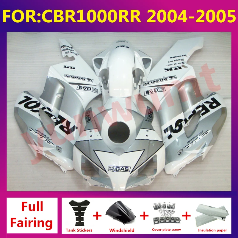 

Motorcycle Injection full Fairings Kit fit For CBR1000RR CBR 1000RR CBR1000 RR 2004 2005 Bodywork fairing kit zxmt set repsol