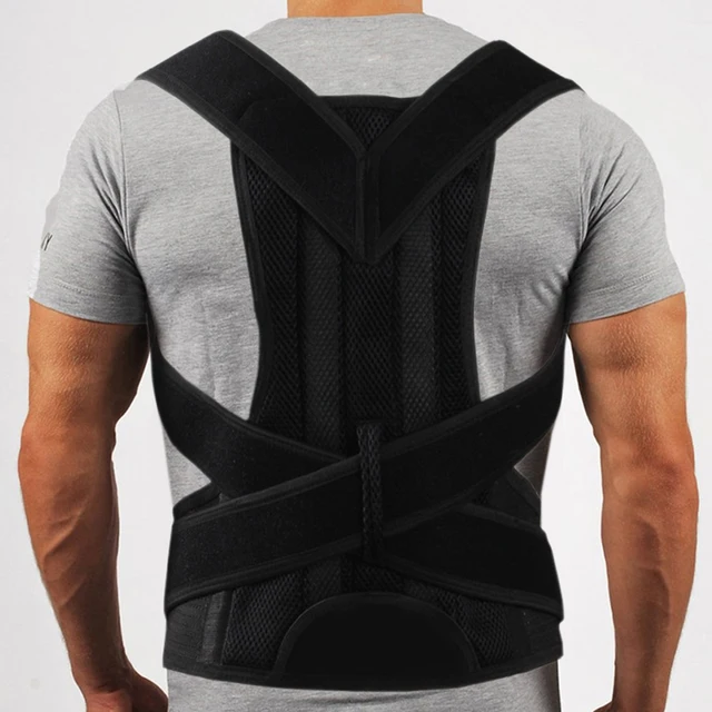 Shoulder Support Adjustable Back Pain Support Posture Corrector Brace Belt Medical Clavicle Corset Spine Lumbar Orthopedic Brace 3