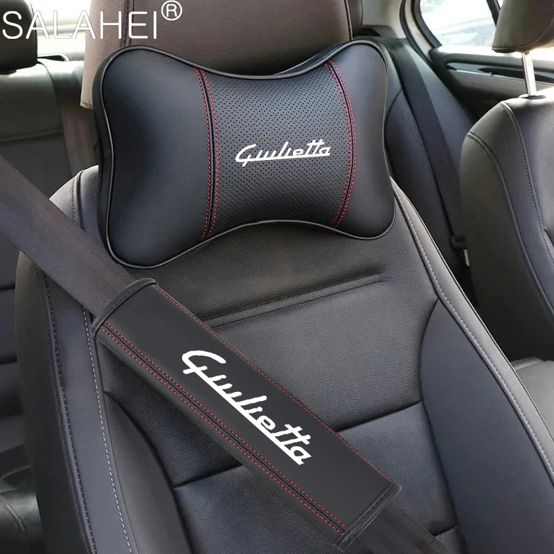 

Fashion For Alfa Romeo Giulietta 940 2010-2014 2015 2016 2017 2019 2021 Car Neck Pillows Seat Belt Protector Shoulder Pads