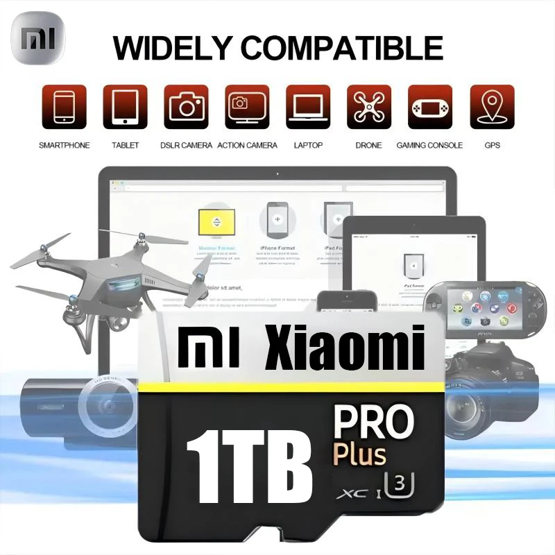 Xiaomi Mini SD Memory Card 2TB 1TB 512GB 256TB 128TB For Smartphone Windows 10 Micro TF Flash USB Pen Drive