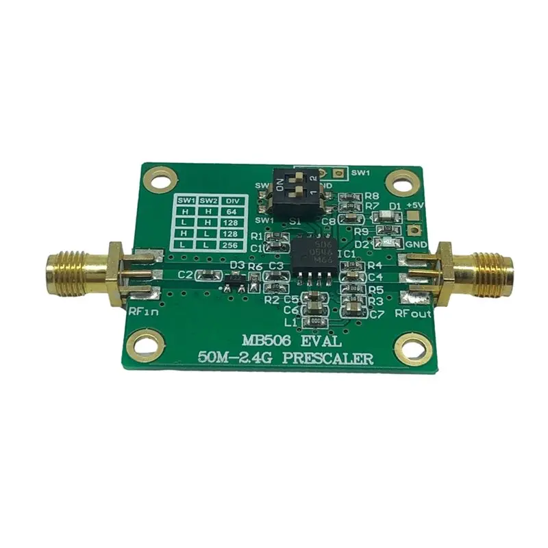 【CYBER MONDAY】MB506 마이크로웨이브 프리스케일러 평가 모듈 50Mhz-2.4Ghz는 64/128/256 2.4Ghz를 지원합니다.