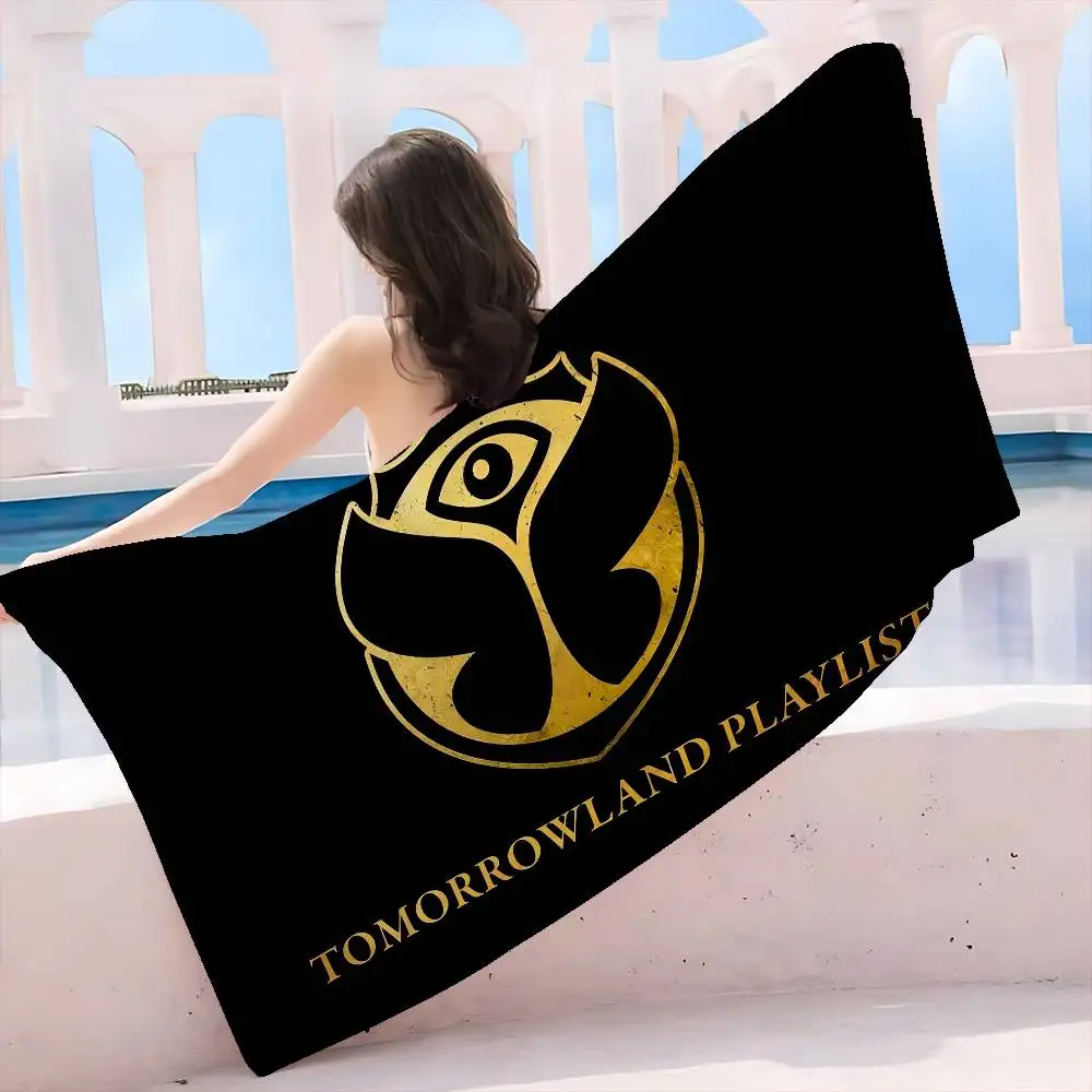 Tomorrowland Music Logo Microfiber Beach Towel Absorbent Quick dry Soft Yoga Swimming Resort Mountain Climbing Towel