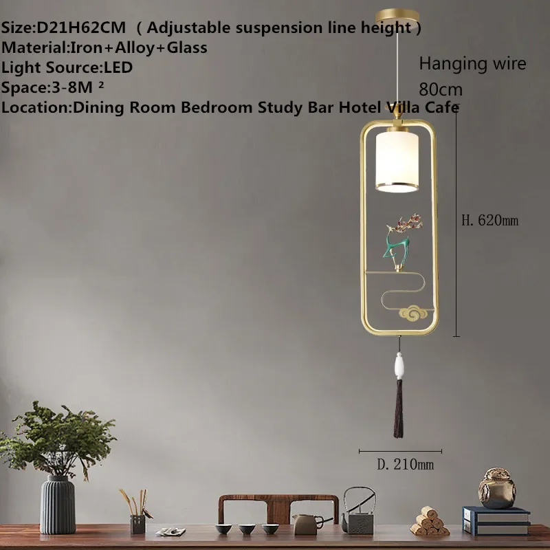 86LIGHT Contemporary LED Pendant Lamp Modern Art Dining Room Bedroom Study Bar Hotel Villa Cafe Home Corridor Chandelier 2