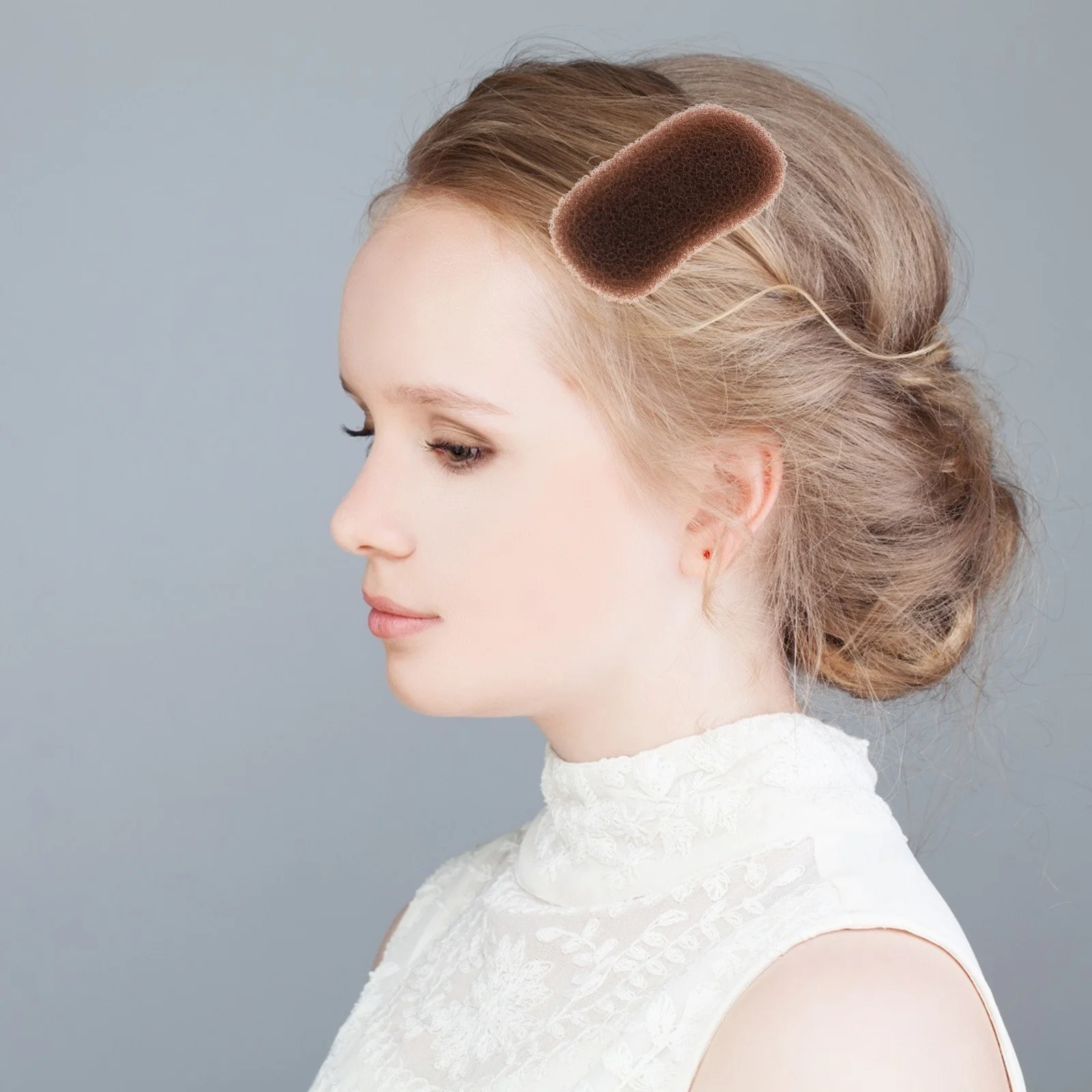 6 Pcs Hair Booster Girl Volume Clips Padding Clamp Claw Decorate Accessory Steel Hairpin Base Style Miss Styler