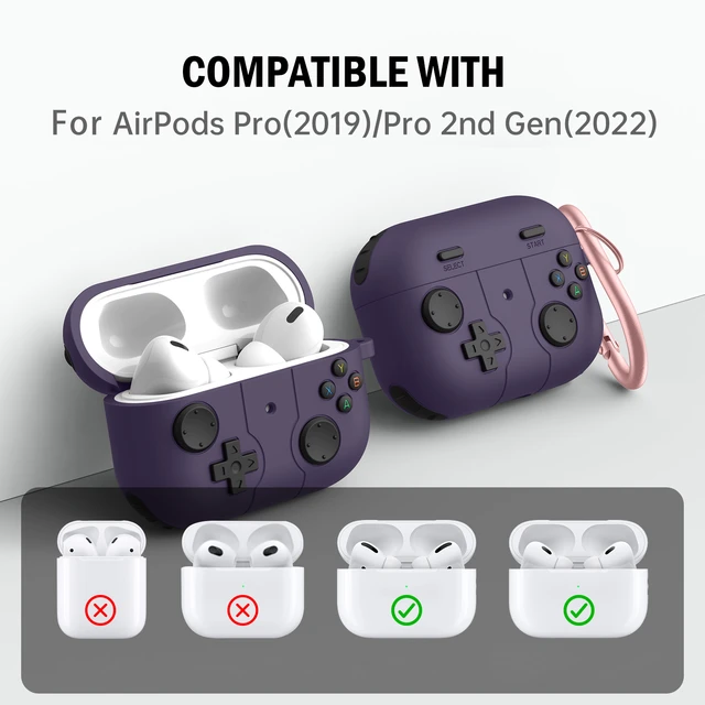 Almohadillas protectoras de silicona suave para Airpods Pro 2, accesorios  para auriculares, Gen 1/2 - AliExpress