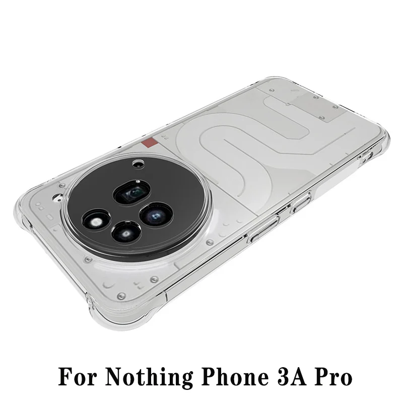 Nothing Phone 3A Pro Case Air Cushion Shockproof Airbag Silicone TPU ...