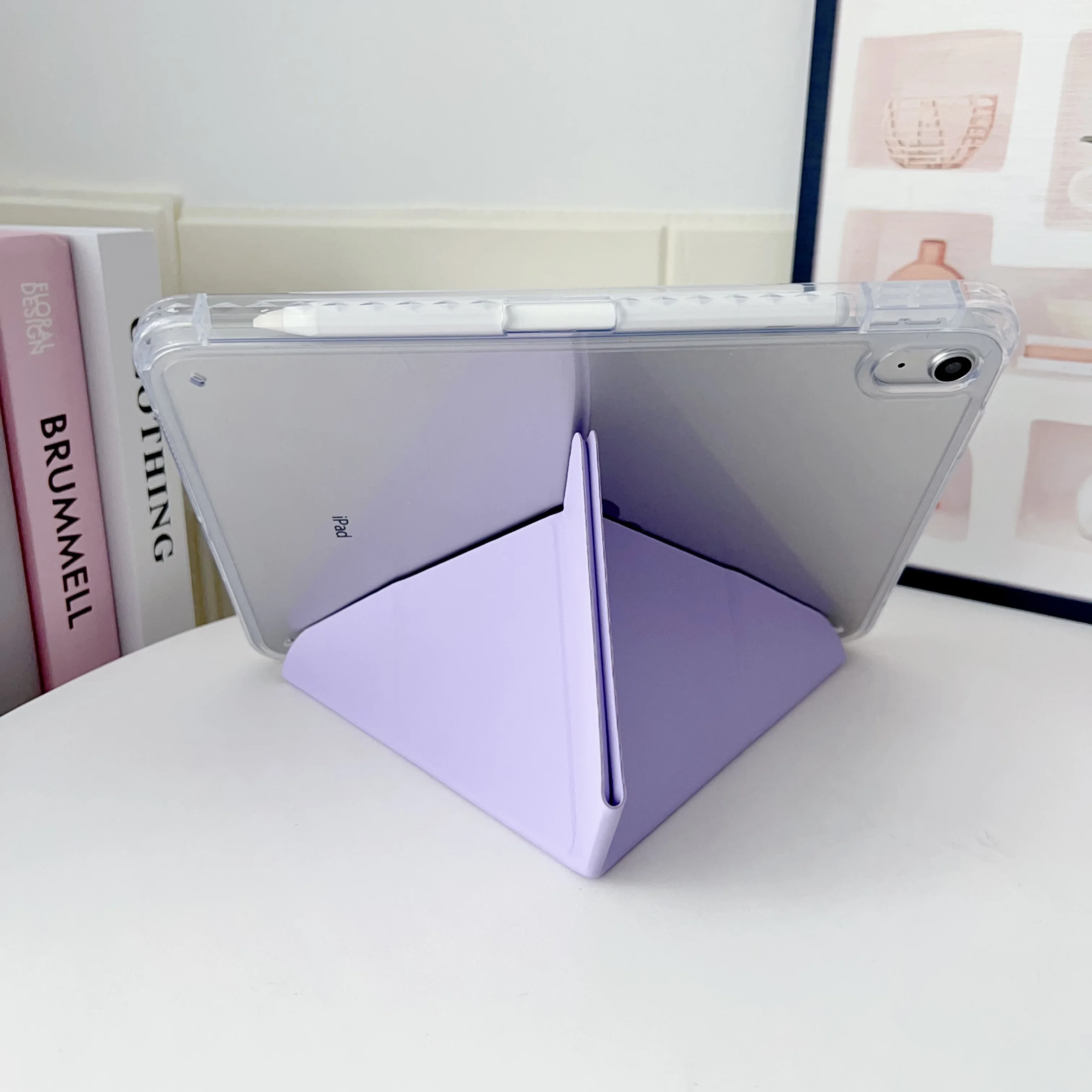 Sleek and Durable iPad Case with Pencil Holder