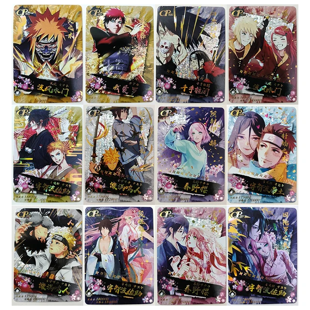 Anime NARUTO Rare XP ZR CP DP Refractive Flash Cards Sasuke Haruno Sakura  Tsunade Toys for boys Collectible Cards Birthday Gifts - AliExpress