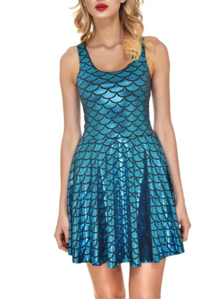 shiny skater dress After Hours Shine Sequin Halter Skater Dress