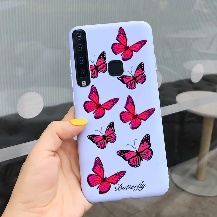 For Samsung Galaxy A9 2018 Case SM-A920F Soft Silicone Stylish Candy Painted Back Cover Phone Case For Samsung A 9 A9 2018 Coque waterproof case for phone