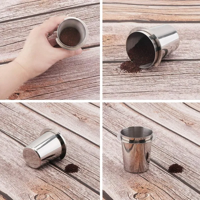 Premium 54mm Stainless Steel Espresso Dosing Cup - Barista-Grade Coffee Accessory