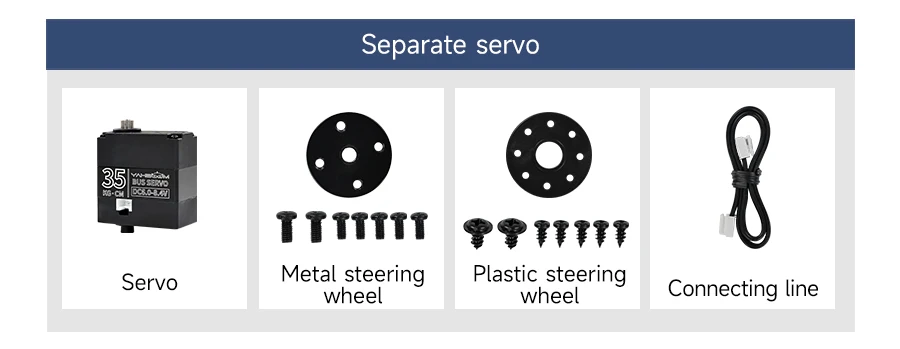 Servo großes Drehmoment 35kg Metall getriebe digitale Servos 270 ° für RC Autozubehör Fernbedienung Spielzeug auto Roboter Arm bionischer Roboter – Detail 4