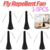 Fly Repellent Fan Battery Powered Automatic Fly Destroyer Multifunctional Household Pest Repellent Fan for Home Kitchen Table 1