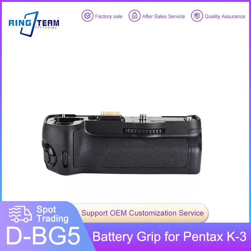 D-Bg5 Impugnatura Batteria Verticale Per Pentax K-3 K3 K-3 Ii Fotocamere Dslr Grip Funziona D-Li90 O Batterie Aa