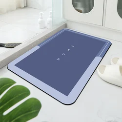 Premium Absorbent Quick - Dry Bathroom Mat - Soft Anti - Slip Surface - 500MMx800MM (1A2193)