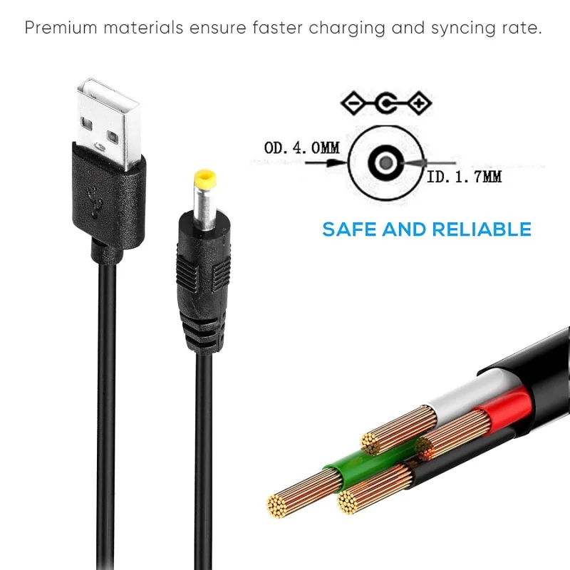 PSP charger cable, USB charging PSP Playstation Portable power cord for 1000 2000 3000 series