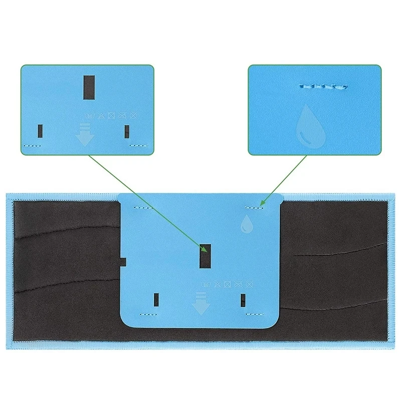 Washable Wet Mopping Pads - Premium Replacement Mop Cloths and Rags for Robot Vacuum Cleaners