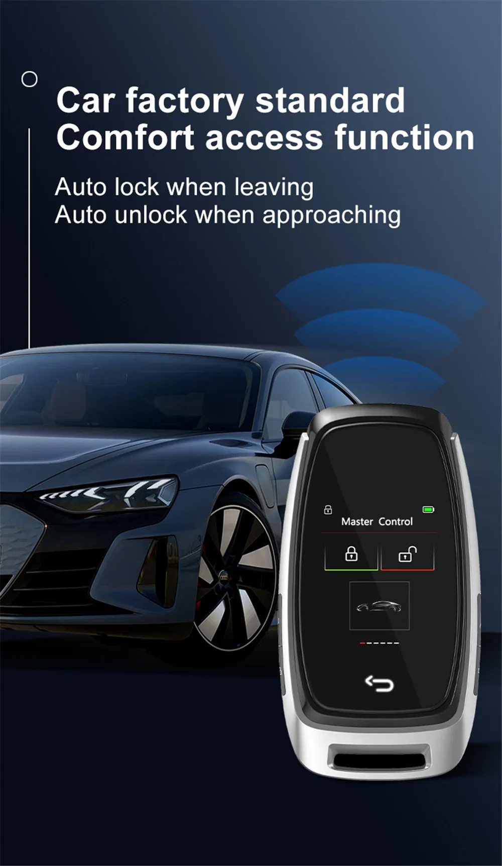 Aggiornamento CF920 multilingue chiave LCD intelligente universale ingresso confortevole blocco automatico senza chiave Go per Audi/Ford/Mazda/Toyota/Porsche - S0c394cf894674391bf51e0f57679c7deH