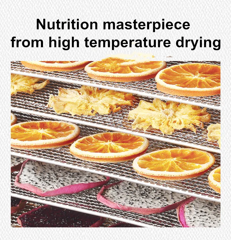 Food Dehydrator Machine(67 Free Recipes) 8 Stainless Steel Trays