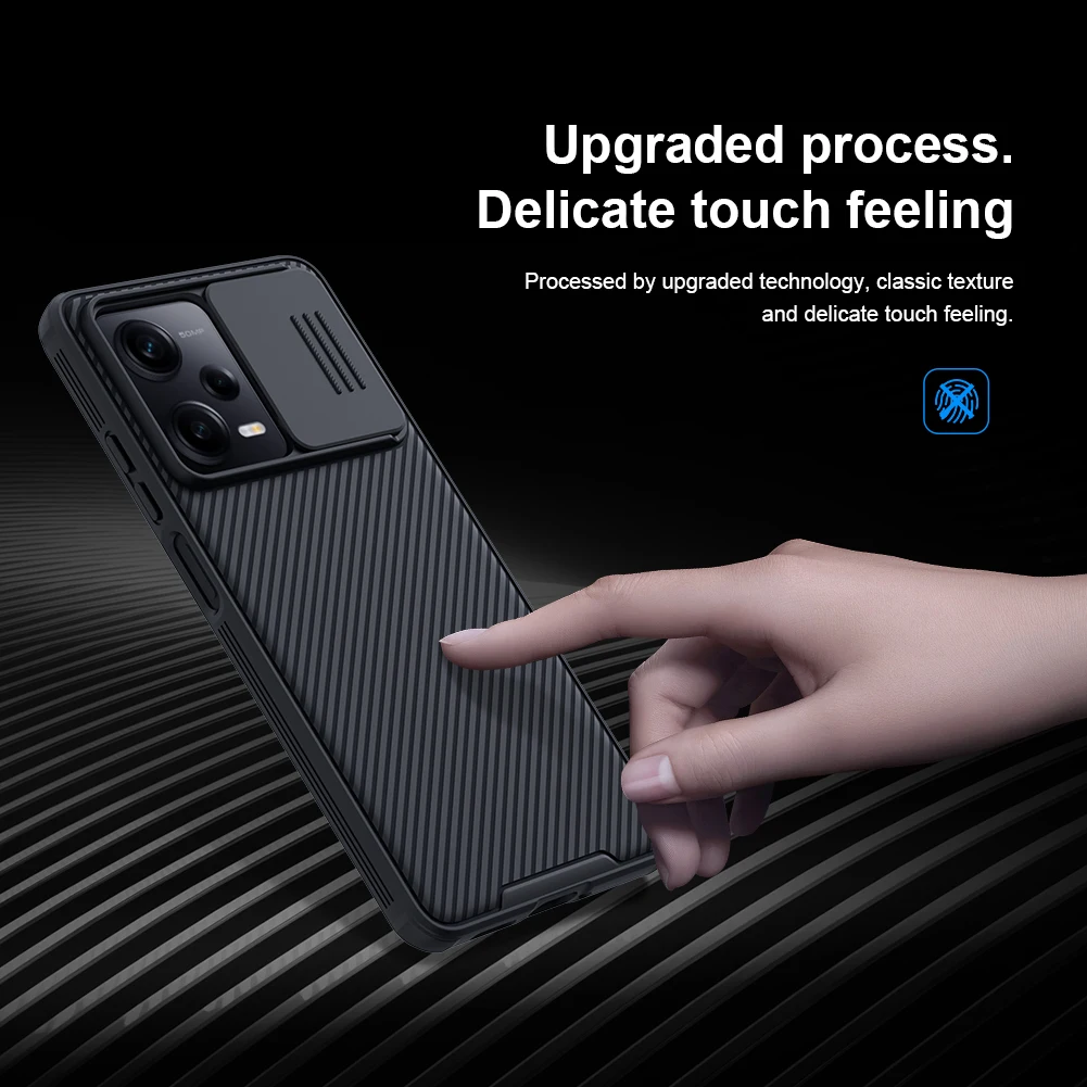 NILLKIN For Xiaomi POCO X5 Pro 5G Case CamShield Pro Case Slide Camera Privacy Protection Back Cover For Xiaomi POCO X5 Bumper 5