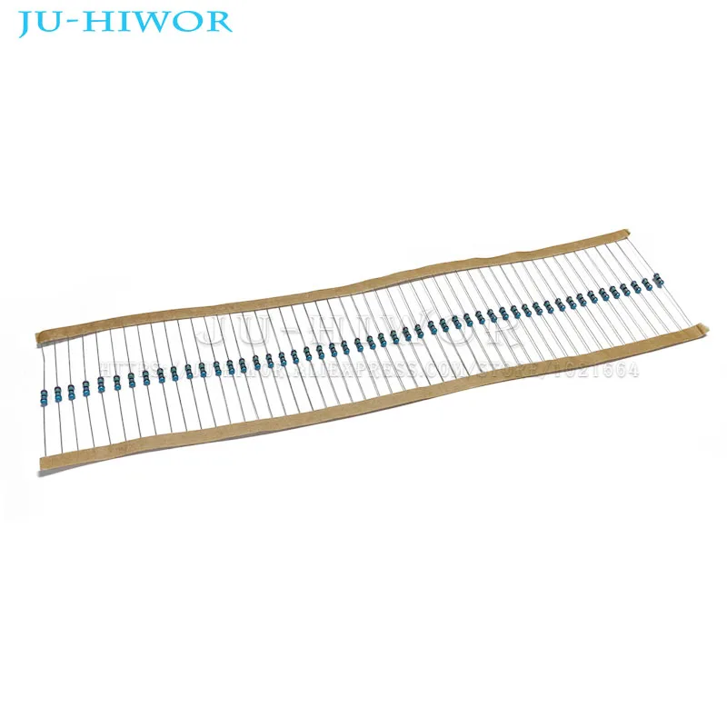 1/4W 0.25W 1% Metal Film Resistor 0.25W 0.1 0.15 1.5 12 33 47 68 100 150 240 560 1K 3.3K 8.2K 10K 100K 680K 1M 10M Ohm 100pcs