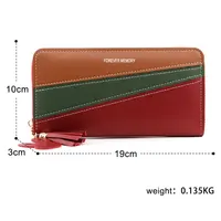New Long Women Wallets Cute Fashion Multifunctional Clutch Female Wallet Card Holder Luxury PU Leather Women's Purses 2