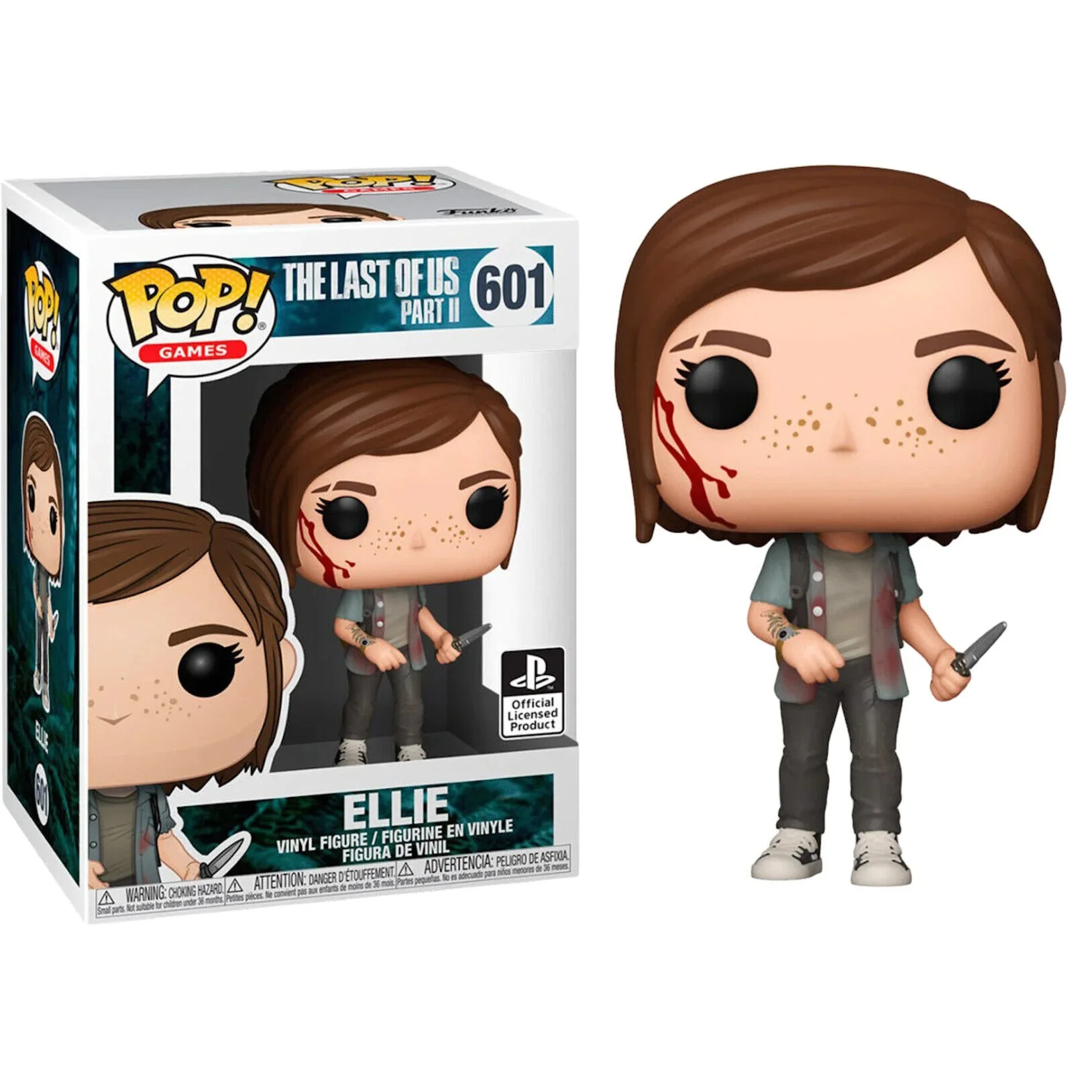 thumbnail image 1 of ¡¡¡NUEVO!!! Funko POP The Last of Us Part II Ellie n.° 601, colección de juguetes de edición limitada, regalo de cumpleaños y Navidad, 1 of 3
