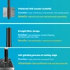 DRINYOUNG Taper Pin Hand Reamer 1:50 Conical Degree Sharp Manual  HSS  Blade  Shank   CNC Tools High precision 5