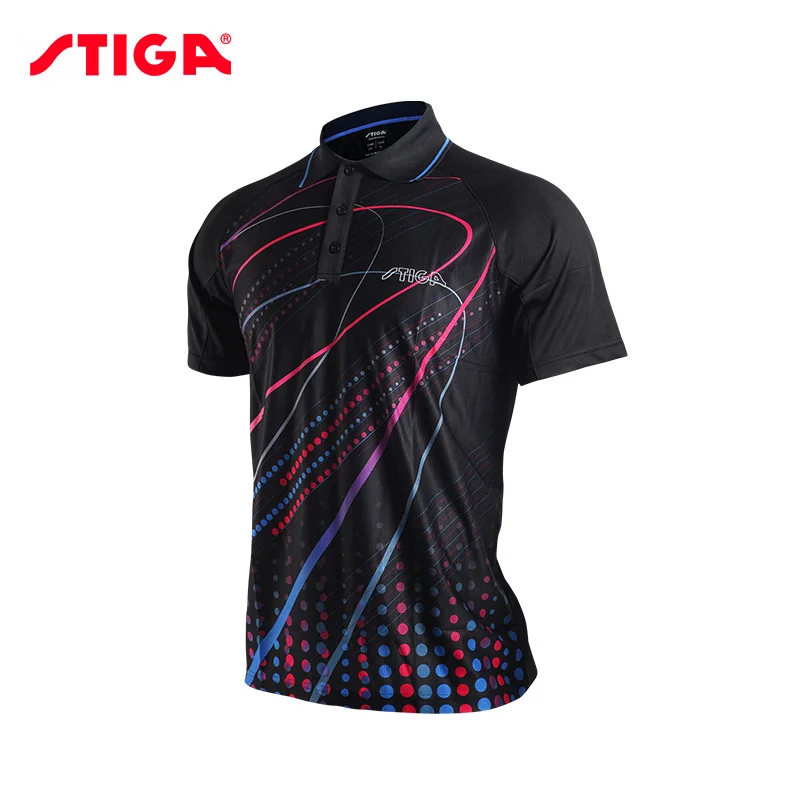 Stiga Table Tennis Clothes for Men and Women Clothing T-shirt Short Sleeved Shirt Ping Pong Jersey Sport Jerseys sport t shirt,badminton table tennis clothes set