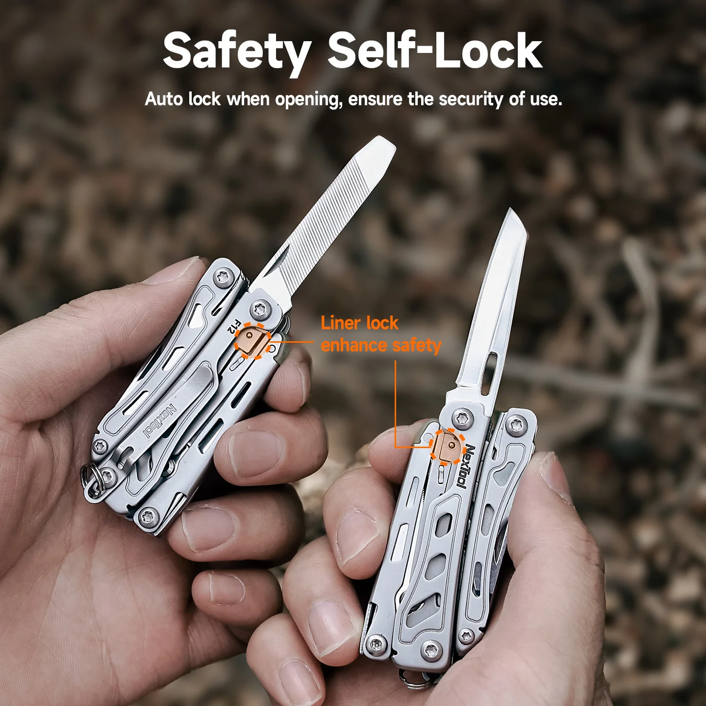 NexTool Mini Flagship F12 Multi Tool Pliers 13 In 1 Folding EDC Multitool Screwdriver File Ruler Outdoor Camping Tools 6