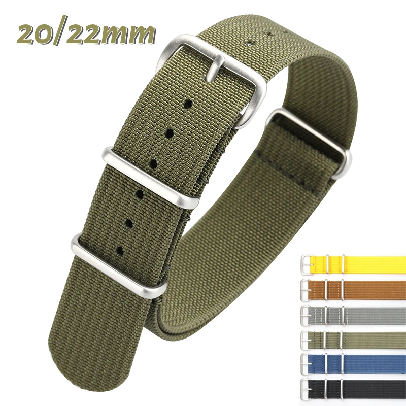 Budget Wrist Nylon 20 mm Replacement Watch Band MLB-ROW-NY3_K0033803 main image 1
