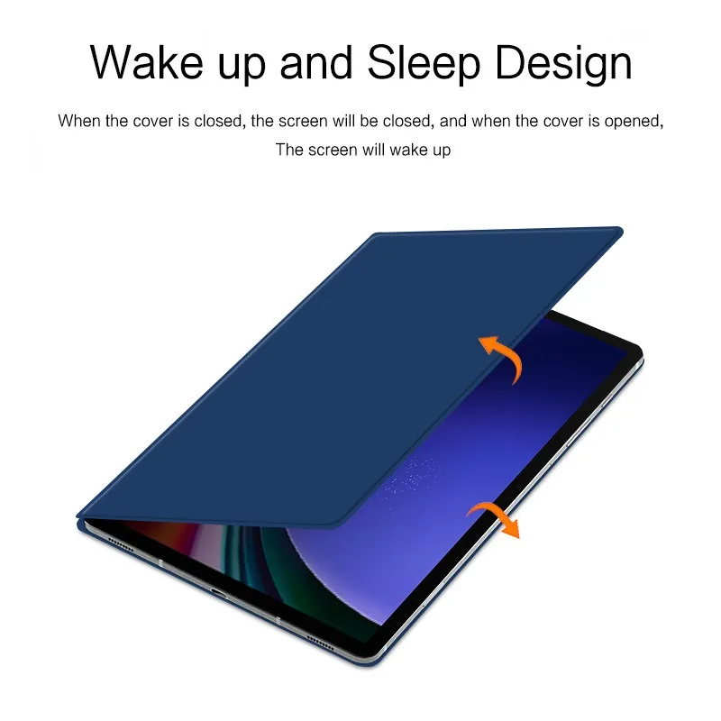 Premium Magnetic PU Folding Stand Tablet Case - Sleek and Versatile Cover
