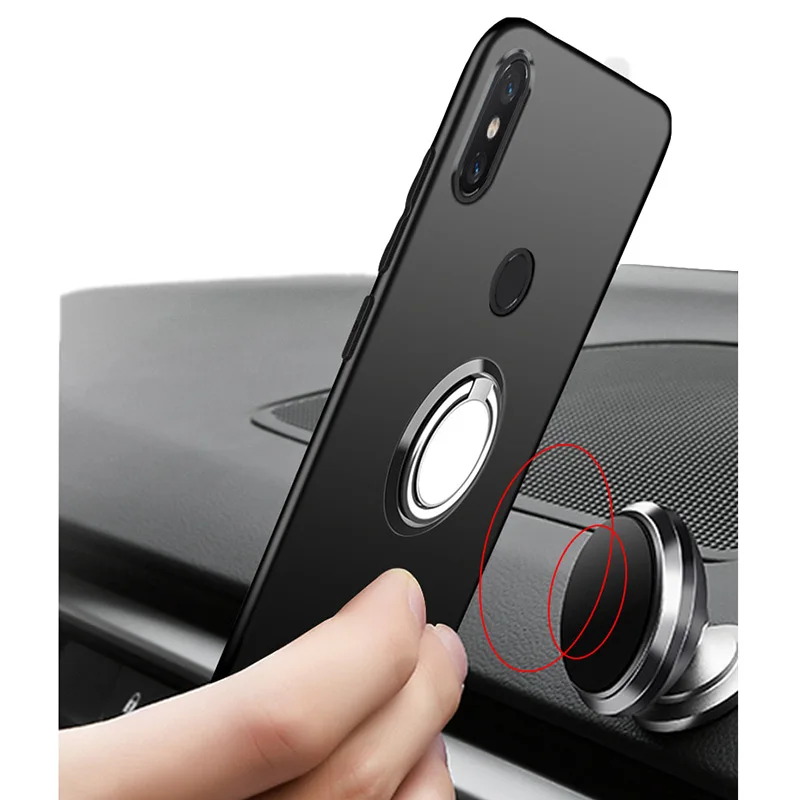 For HMD Skyline 6.55" 2024 HMDSkyline TA-1600 Back Ring Holder Bracket Phone Case Smartphone TPU Soft Silicone Cover 5