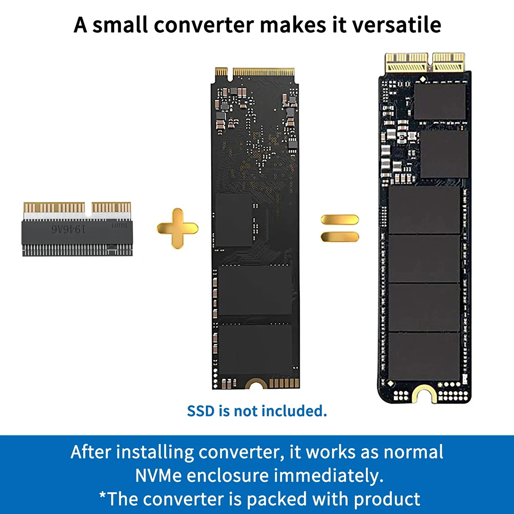 ACASIS M.2 Nvme SSD Ŭ Ʈ, USB C 3.2 SSD, 12 + 16 ,  , ̸, ƺ ,  2013-2017 ޴  ̽