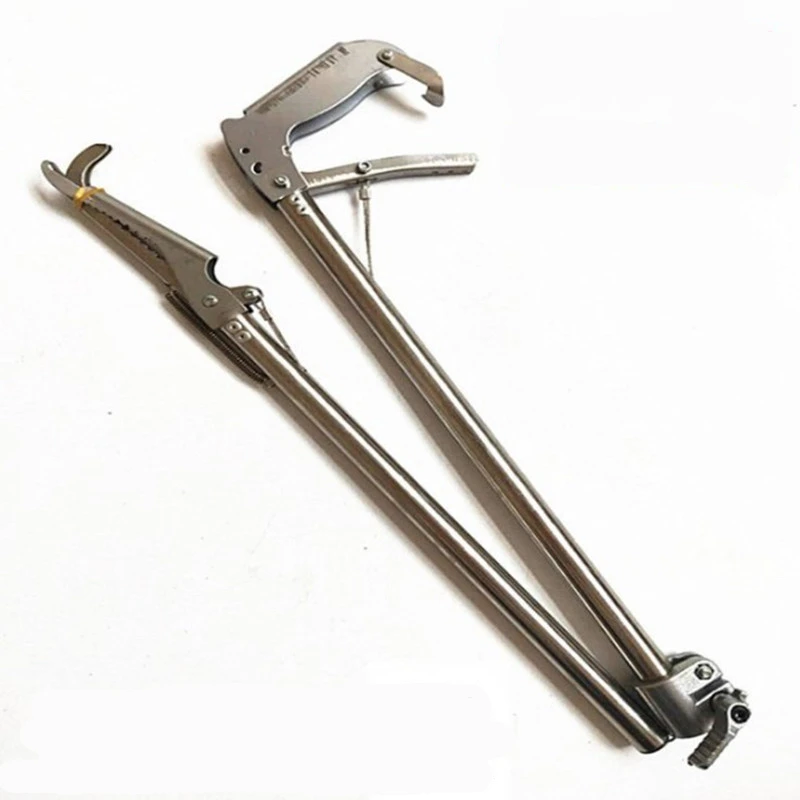 120CM Foldable Reptile Snake Tongs Stick Grabber Foldable Catcher Wide Jaw Tool Heavy Duty Pest Control Products