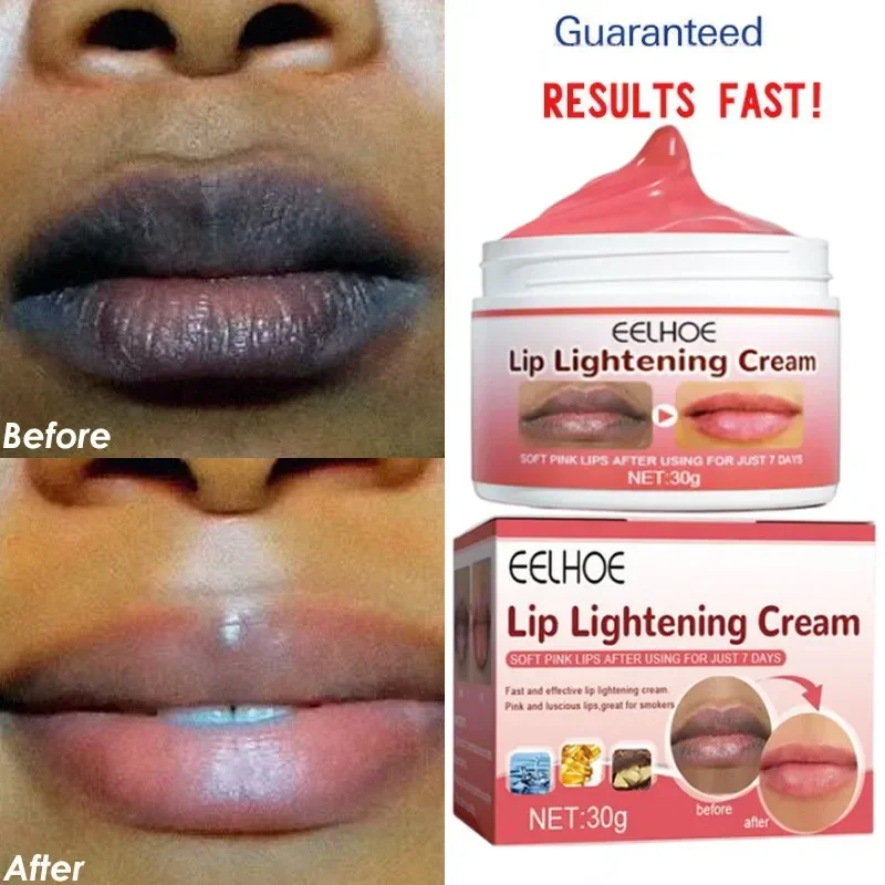 Lips Pink Fresh Lightening Bleaching Cream Treatment Remove Dark Smoke Lips Lip Balm Whitening Moisturizer Nourishing Essence