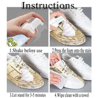 200ml White Shoes Cleaning Gel Clean Shoe Stain Whitening Cleansing Polish Foam Deoxidizer Gel For Sneaker Remove Yellow Edge 2