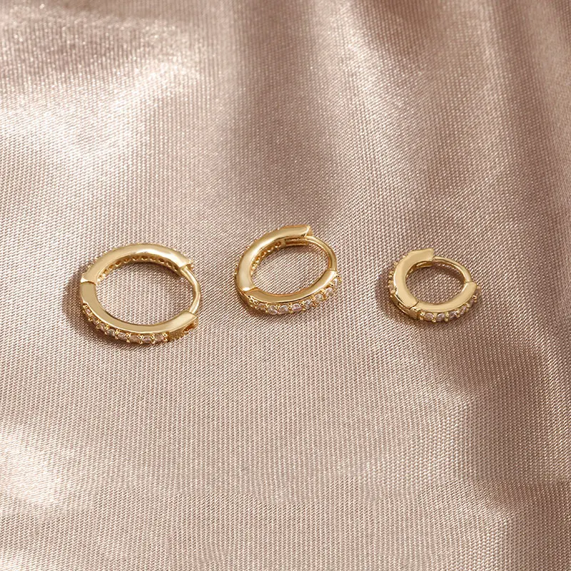 CZ Hoop Earrings