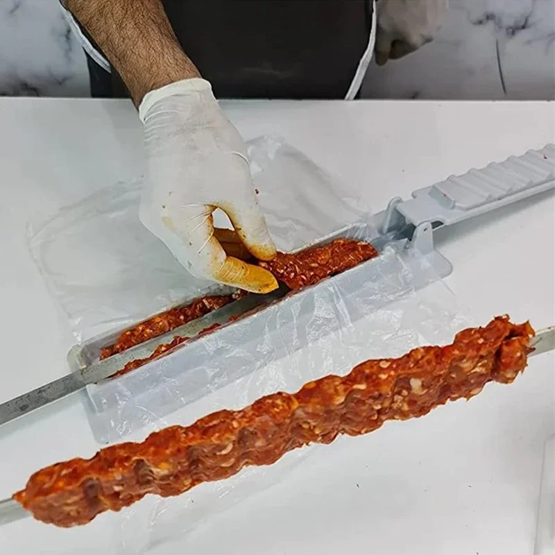 Kebab Press Maker Reusable BBQ Meat Skewer Machine