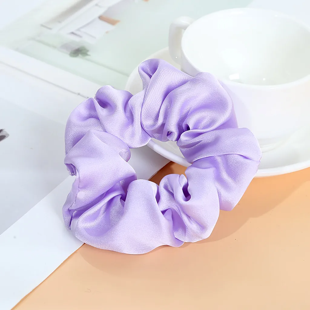 1000pcs Velvet Scrunchie Hair Tie For Women Elastic Hair Rubber Bands Gum Girls scrunchies hair accessories резинки для волос snap hair clips Hair Accessories