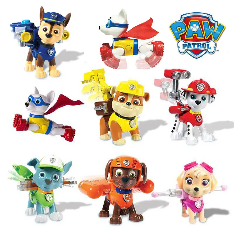 

Hot sale Paw Patrol Toys Dog Can Deformation Toy Captain Ryder Pow Patrol Psi Patrol Action Figures Toys for Children Gifts