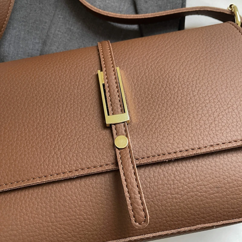 Umschlag Tasche Frauen Mode Unterarm Handtasche Solide Pu Leder Schulter Messenger Tasche Damen Elegante Achselhöhle Geldbörse Einfache Flap Bag – Detail 16