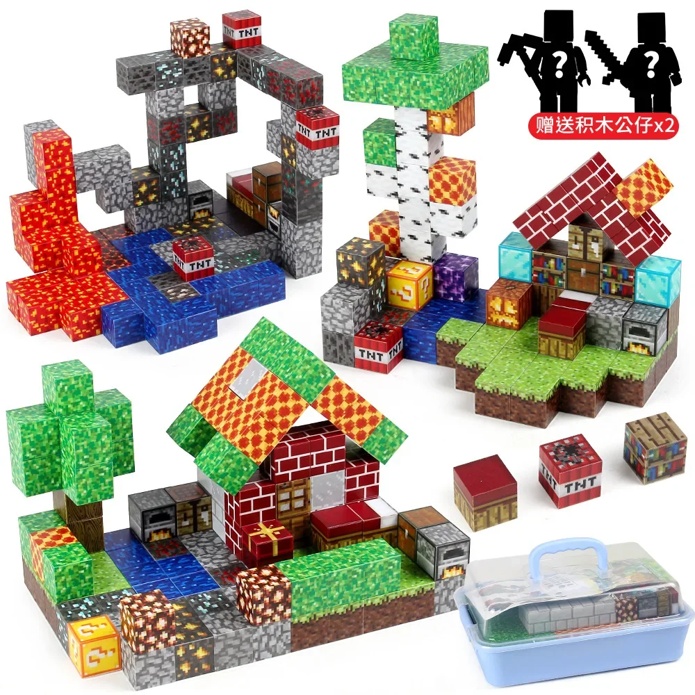Enrich Your Child's Mind with this My World Magnetic Blocks Set Toy Gift for Christmas 4