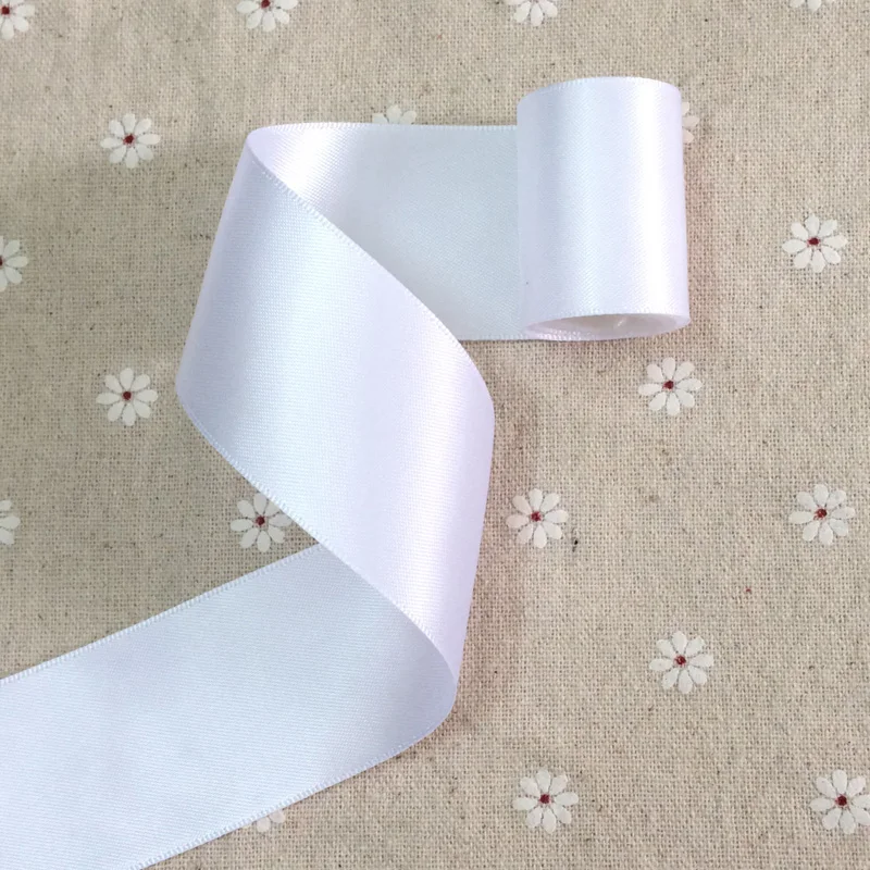 1.5" 3.8cm 38mm Double Sided Satin Ribbon 100% Polyester Double Face Ribbon Tapes Bows Making Wedding 961798 satin ribbons ribbon supplies polyester ribbon satin ribbon