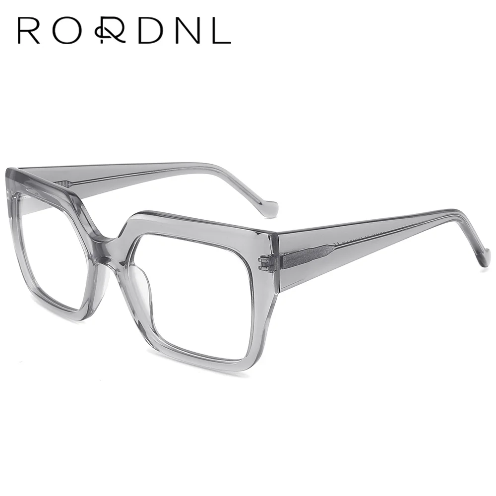 Wholesale Square Frame Glasses for Men Women in Bulk Italy Acetate Myopia Eyeglasses Optical