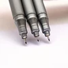 1pc Pigment Liner Pigma Micron Ink Marker Pen 0.05 0.1 0.2 0.3 0.4 0.5 0.6 Different Tip Black Fineliner Sketching Pens 2