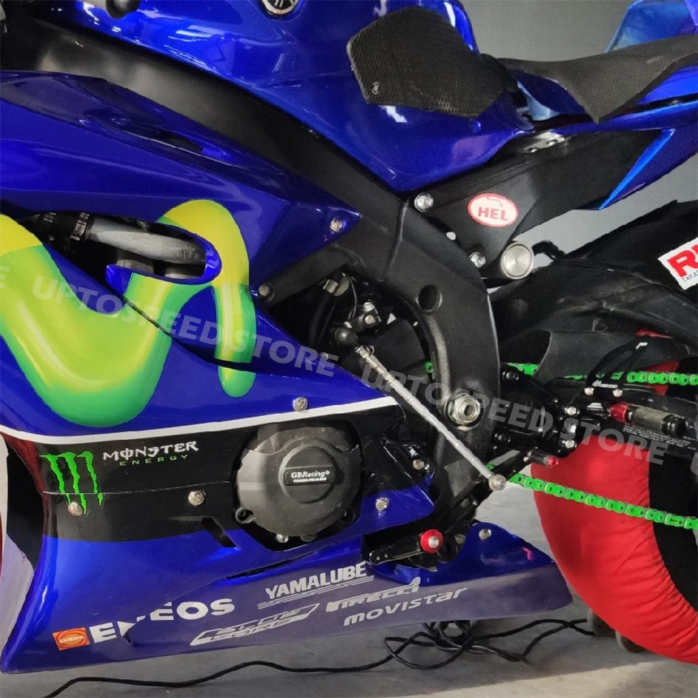 Motorcycle Engine Cover Engine Cover Protector Engine Guard Motorcycle Accessory Set For YAMAHA YZF-R6 2006-Motorcycle Engine Protector Cover For GB Racing Modified Accessories