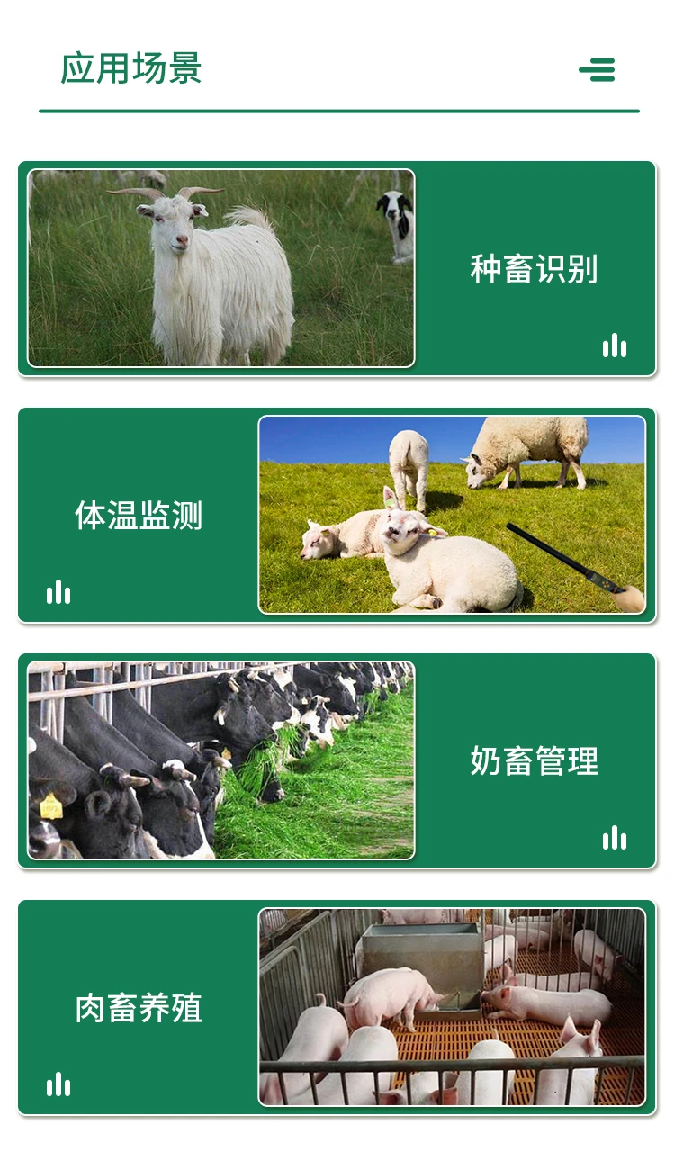 옵션으로 선택 가능한 RFID 134.2kHz 주파수 ABS 마감 처리된 긴 스틱 출입 통제 카드 리더기, 가축 관리 및 동물 추적용